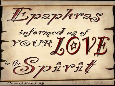 Colossians 1:8